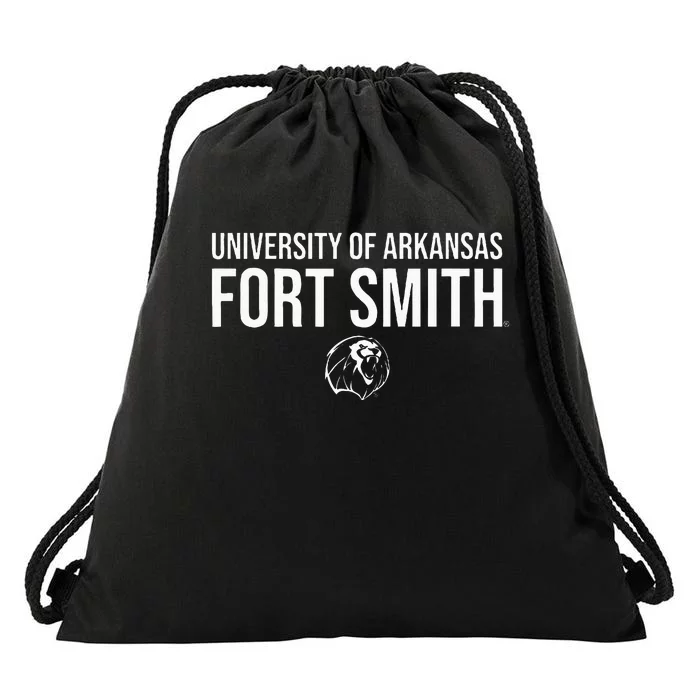 University Of Arkansas Fort Smith Lions Stacked Drawstring Bag