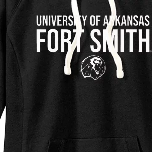 University Of Arkansas Fort Smith Lions Stacked Women's Fleece Hoodie