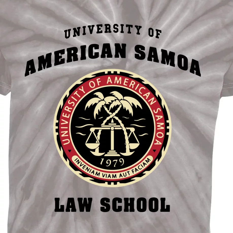 University Of American Samoa Law School Gift Kids Tie-Dye T-Shirt