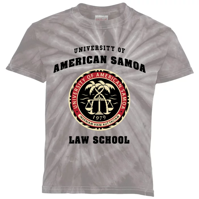 University Of American Samoa Law School Gift Kids Tie-Dye T-Shirt