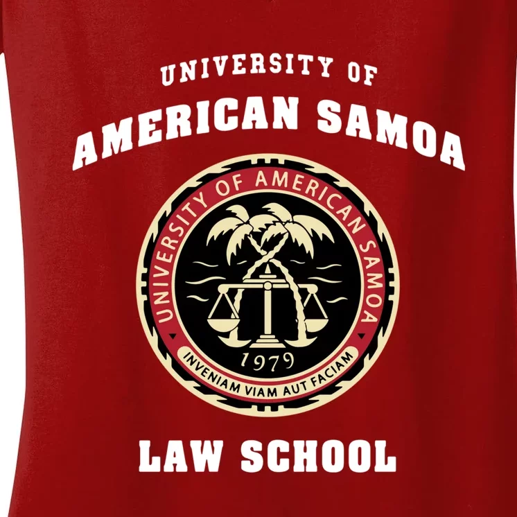 University Of American Samoa Law School Gift Women's V-Neck T-Shirt