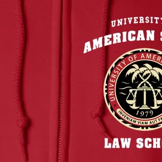 University Of American Samoa Law School Gift Full Zip Hoodie