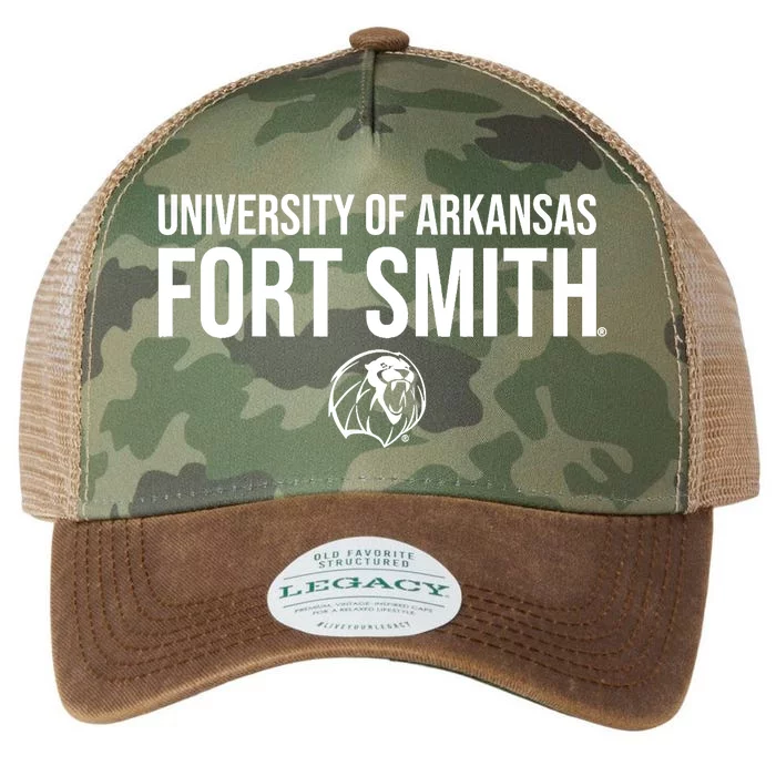 University Of Arkansas Fort Smith Lions Stacked Legacy Tie Dye Trucker Hat