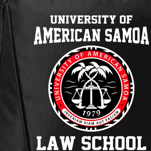 University Of American Samoa Law School Apparel City Backpack