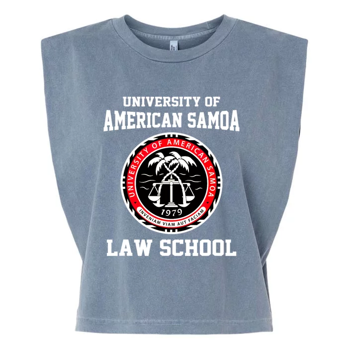 University Of American Samoa Law School Apparel Garment-Dyed Women's Muscle Tee