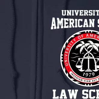 University Of American Samoa Law School Apparel Full Zip Hoodie