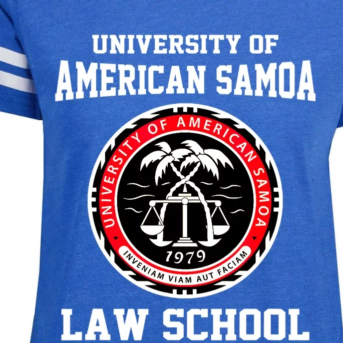 University Of American Samoa Law School Apparel Enza Ladies Jersey Football T-Shirt