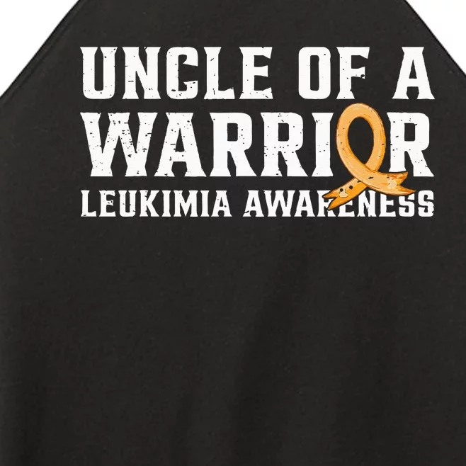 Uncle Of A Leukemia Warrior Awareness Orange September Women’s Perfect Tri Rocker Tank