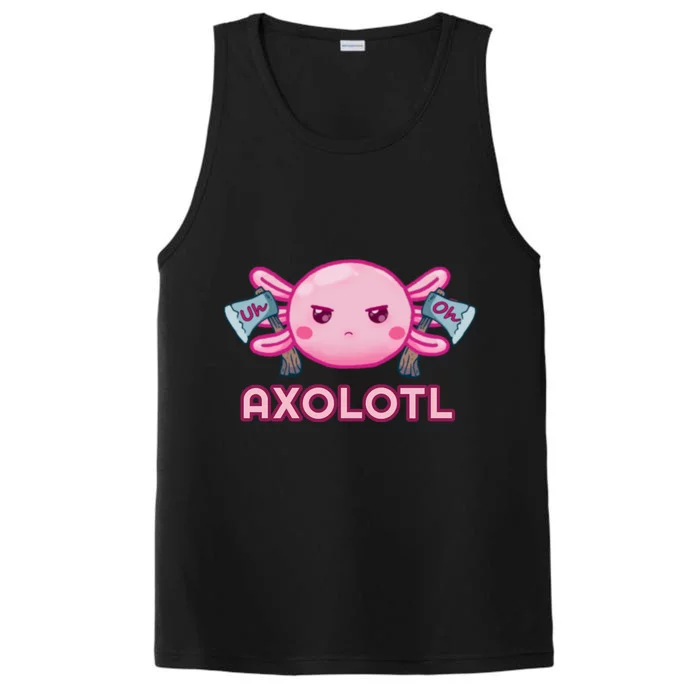 Uh Oh Axolotl Performance Tank