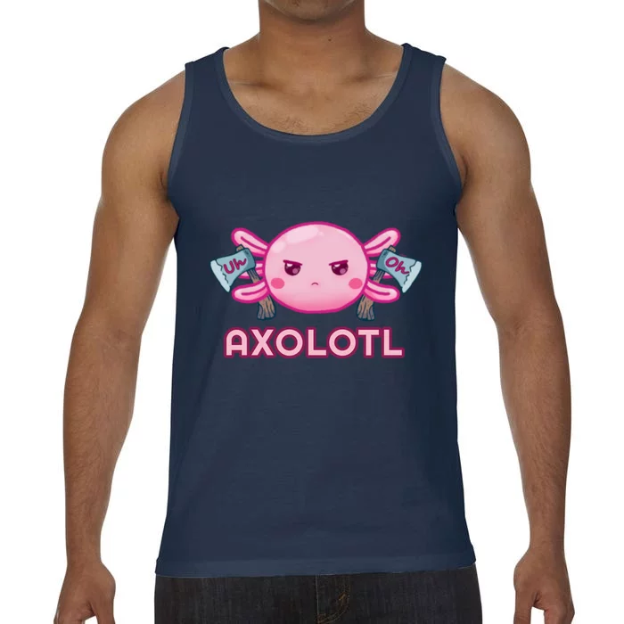 Uh Oh Axolotl Comfort Colors® Tank Top