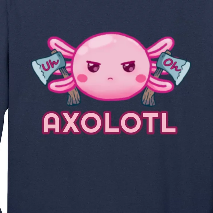 Uh Oh Axolotl Tall Long Sleeve T-Shirt