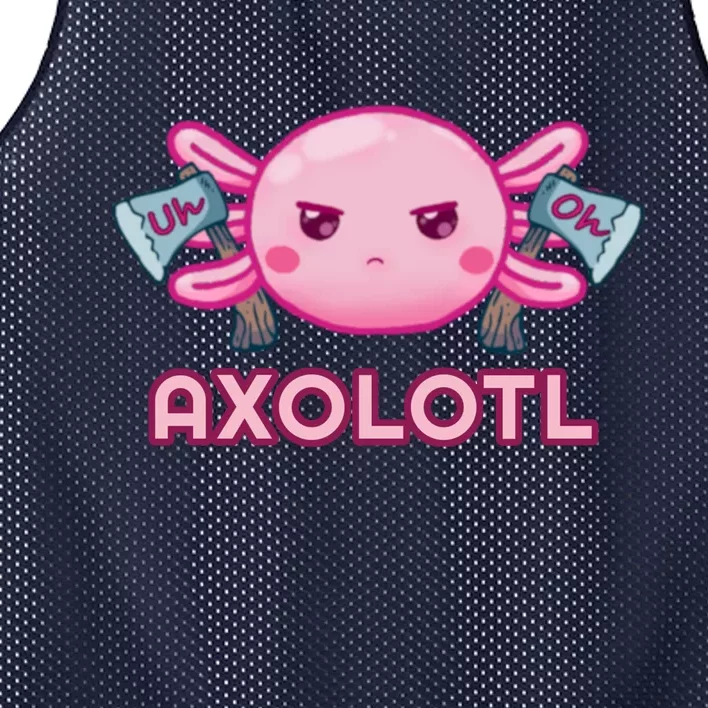 Uh Oh Axolotl Mesh Reversible Basketball Jersey Tank