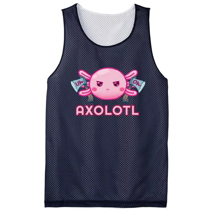 Uh Oh Axolotl Mesh Reversible Basketball Jersey Tank