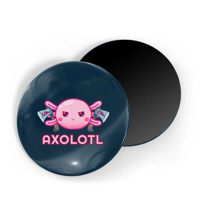 Uh Oh Axolotl Magnet