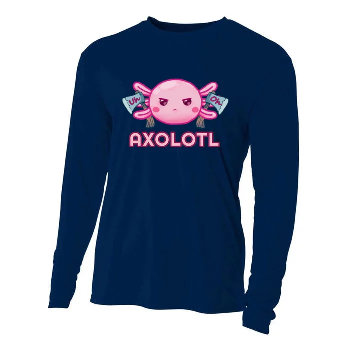 Uh Oh Axolotl Cooling Performance Long Sleeve Crew