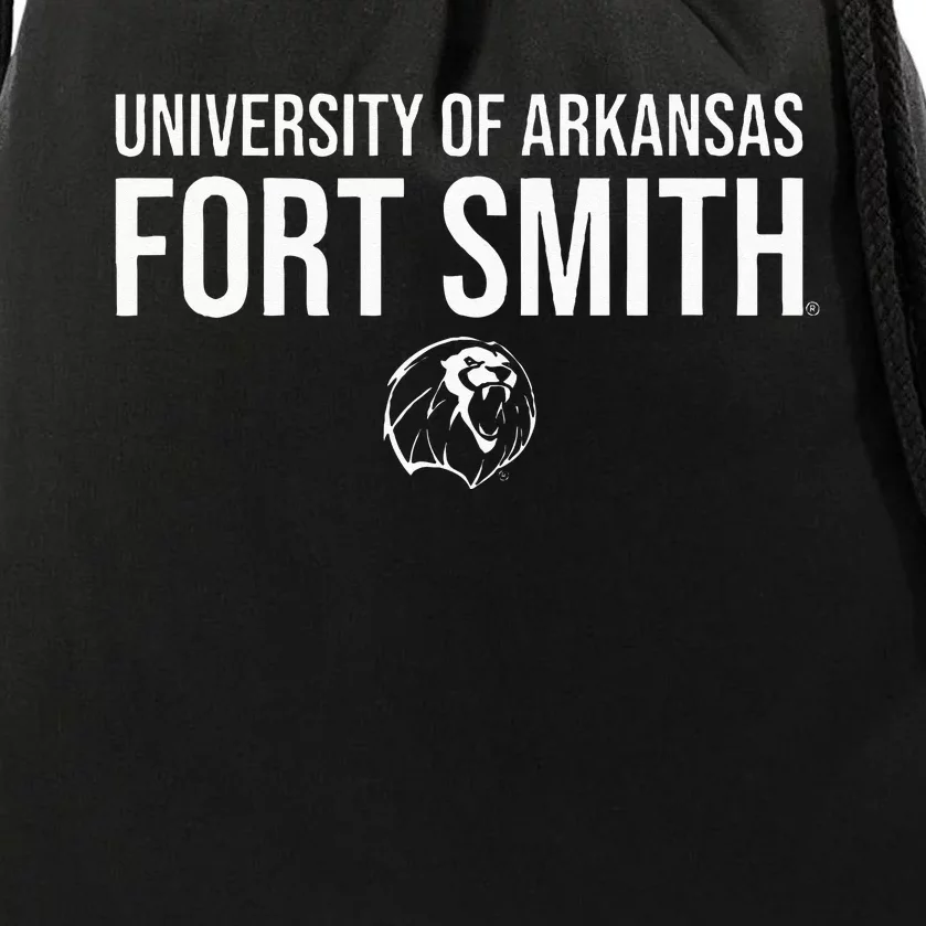 University Of Arkansas Fort Smith Lions Stacked Drawstring Bag