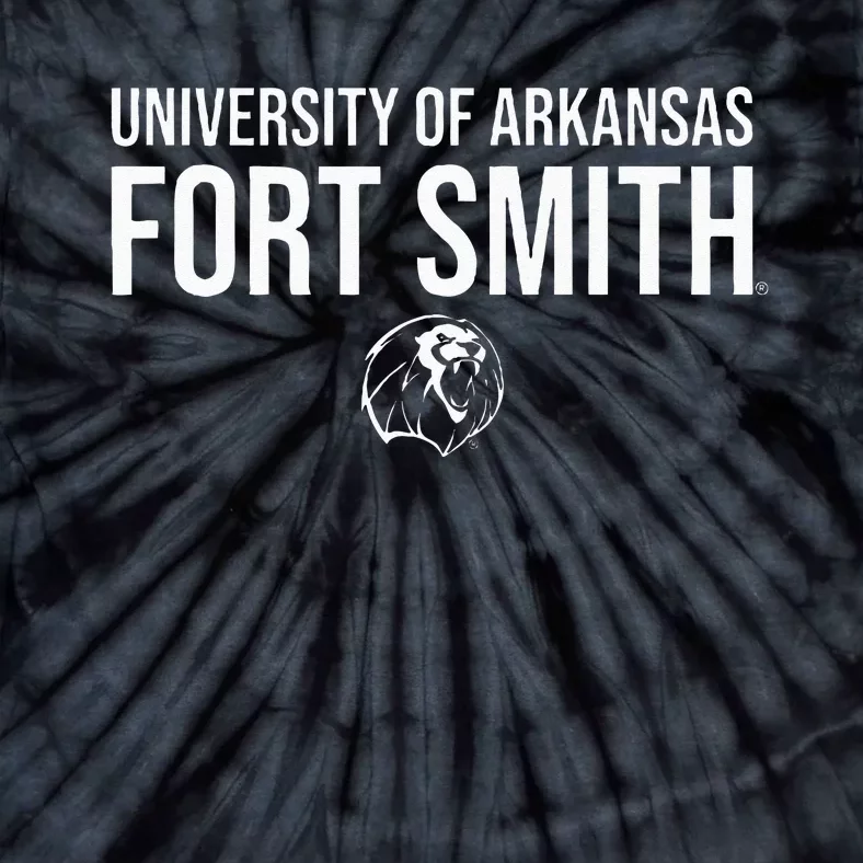 University Of Arkansas Fort Smith Lions Stacked Tie-Dye T-Shirt