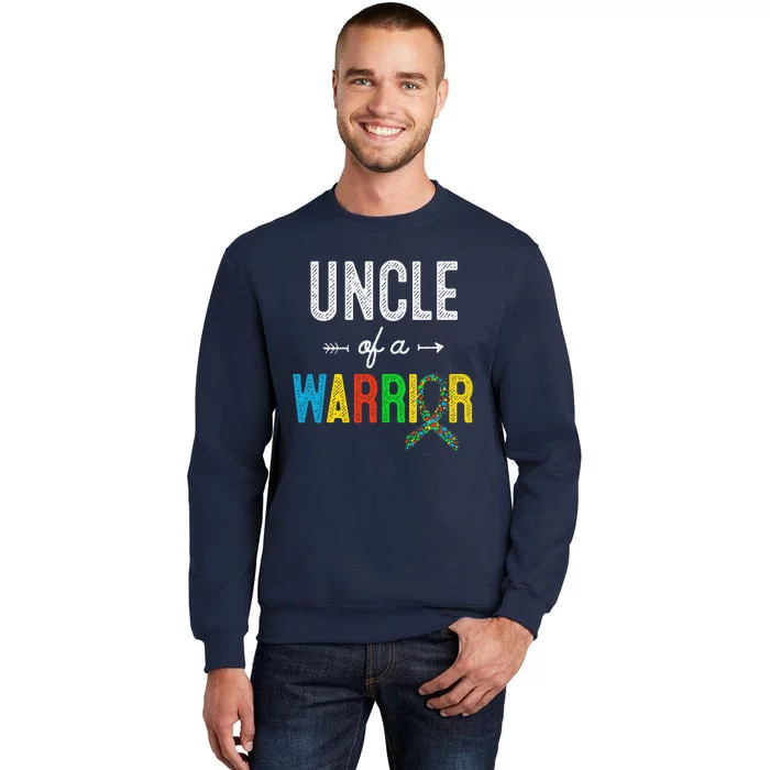 Uncle Of A Warrior Autism Awareness Support Sweatshirt