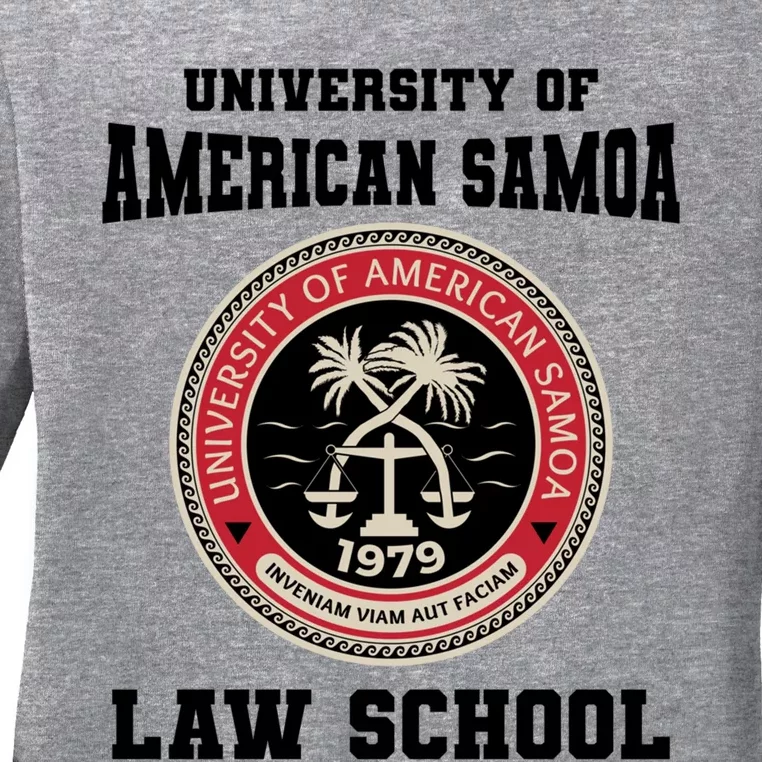 University Of American Samoa Law School Gift Ladies Long Sleeve Shirt