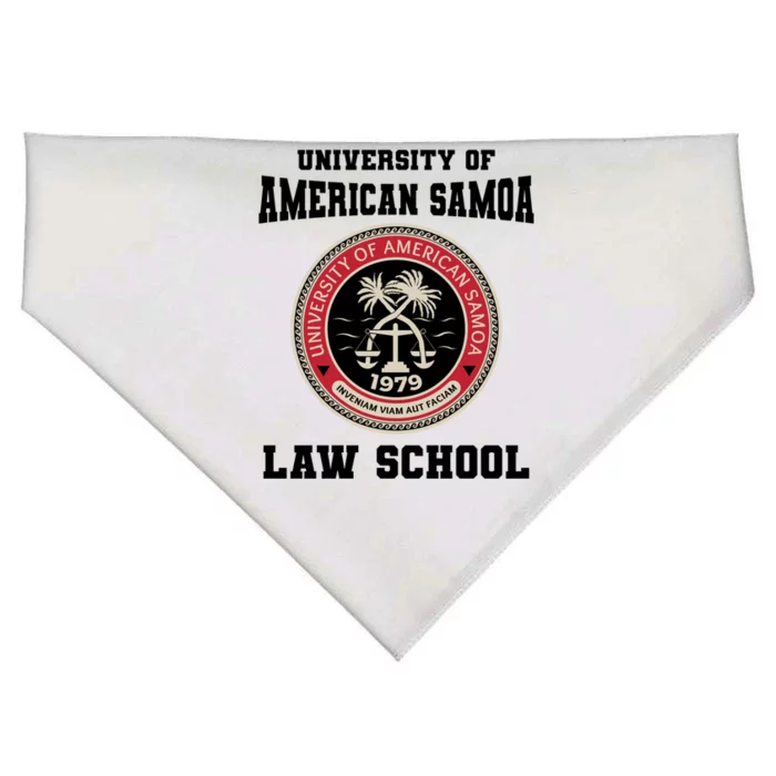 University Of American Samoa Law School Gift USA-Made Doggie Bandana