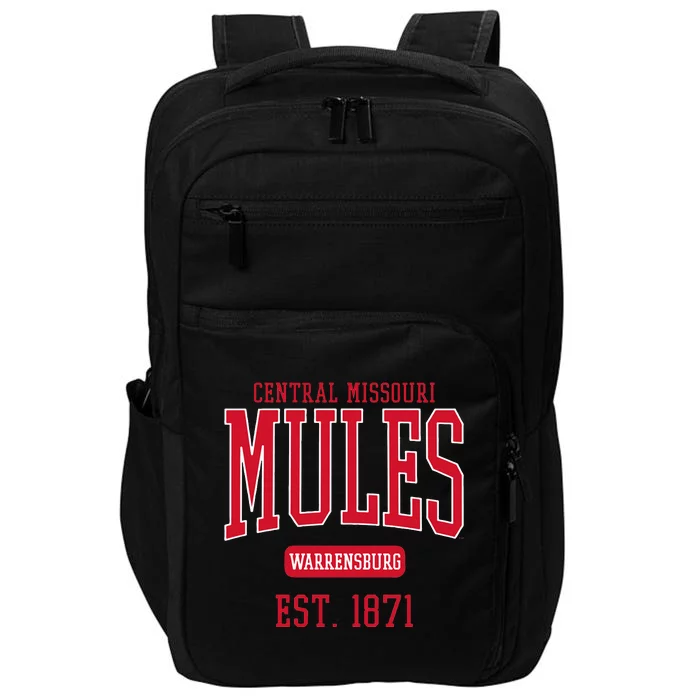 University Of Central Missouri UCM Mules Est Date Impact Tech Backpack