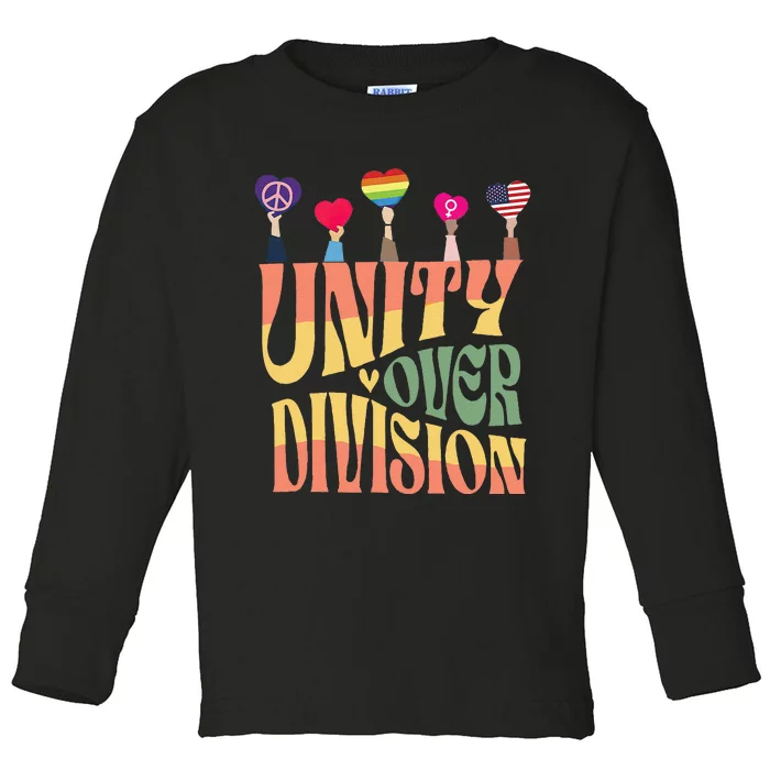 Unity Over Division Toddler Long Sleeve Shirt