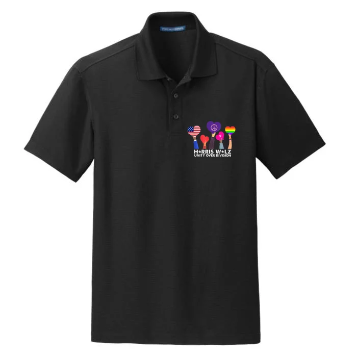 Unity Over Division Dry Zone Grid Performance Polo