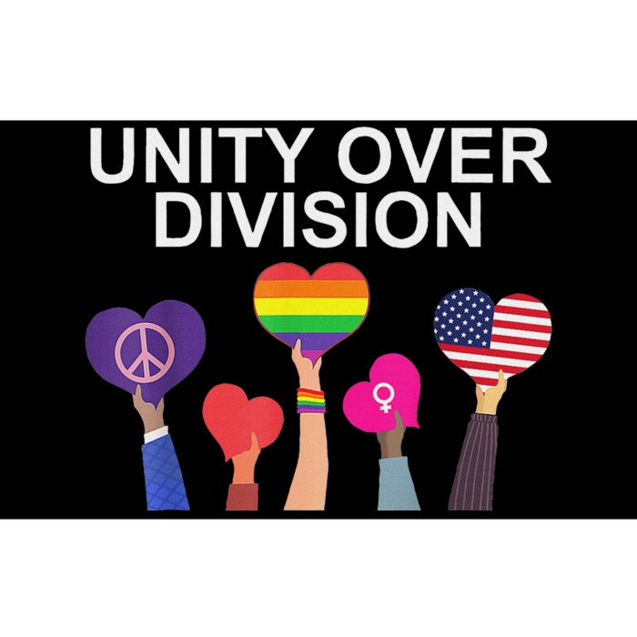 Unity Over Division Harris Walz For President 2024 Bumper Sticker