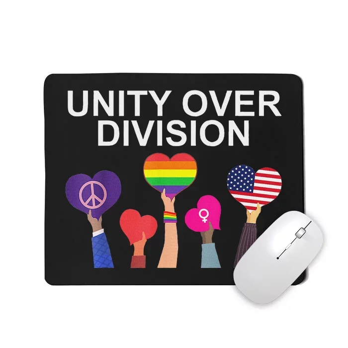 Unity Over Division Harris Walz For President 2024 Mousepad