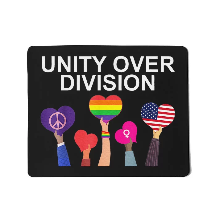 Unity Over Division Harris Walz For President 2024 Mousepad