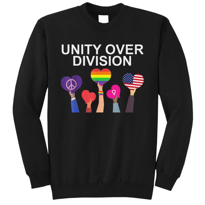 Unity Over Division Harris Walz For President 2024 Sweatshirt