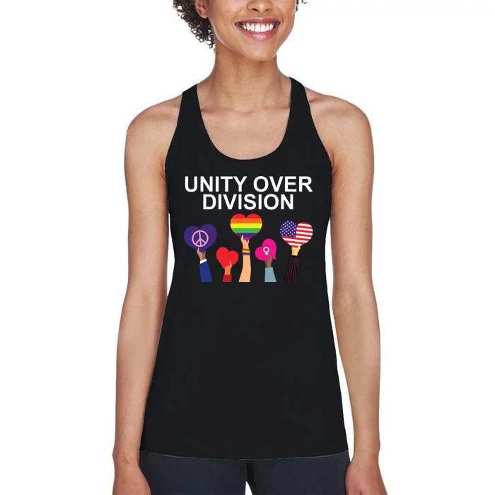 Unity Over Division Women's Racerback Tank