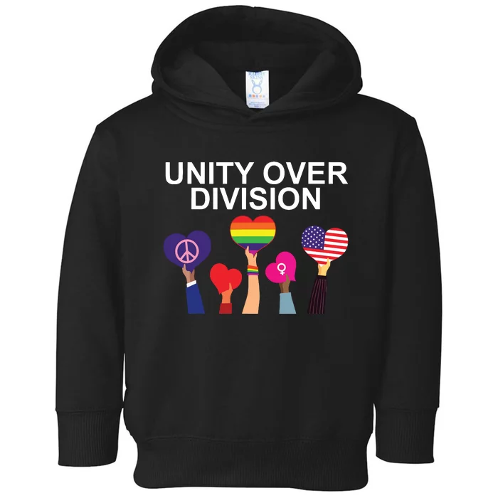 Unity Over Division Toddler Hoodie