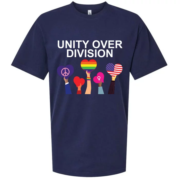 Unity Over Division Sueded Cloud Jersey T-Shirt