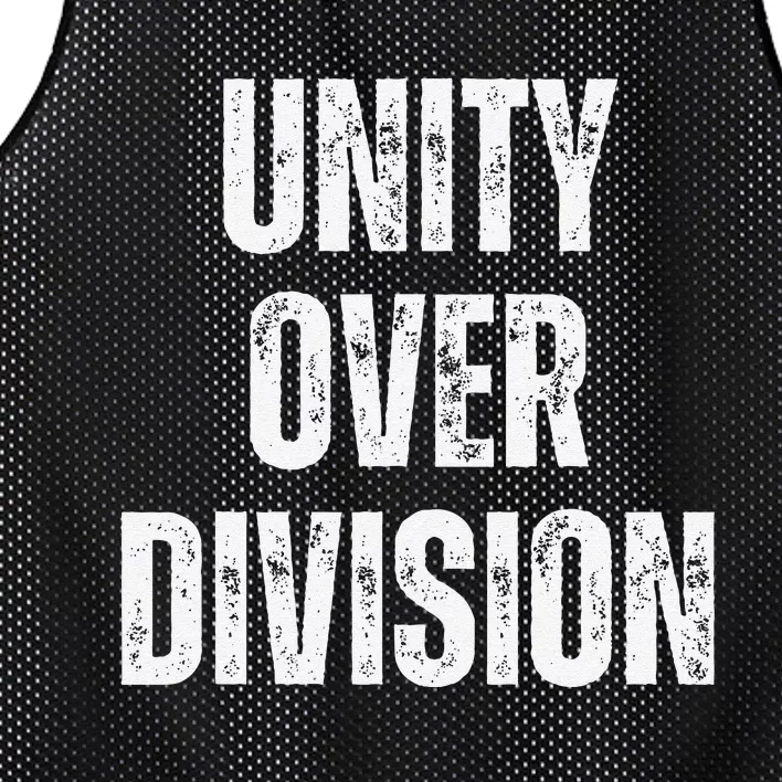 Unity Over Division 2024 Mesh Reversible Basketball Jersey Tank