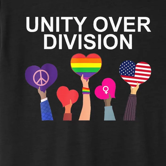 Unity Over Division Harris Walz For President 2024 ChromaSoft Performance T-Shirt