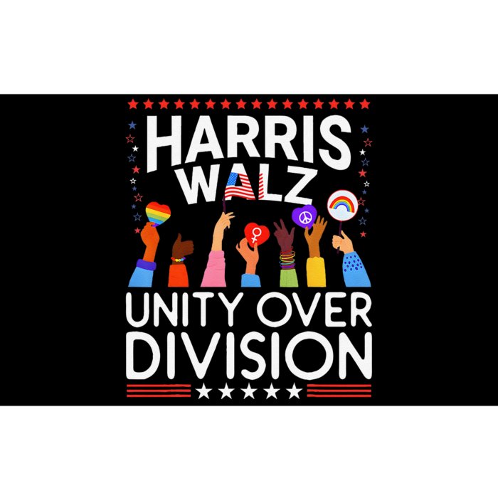 Unity Over Division Harris Walz 2024 Bumper Sticker