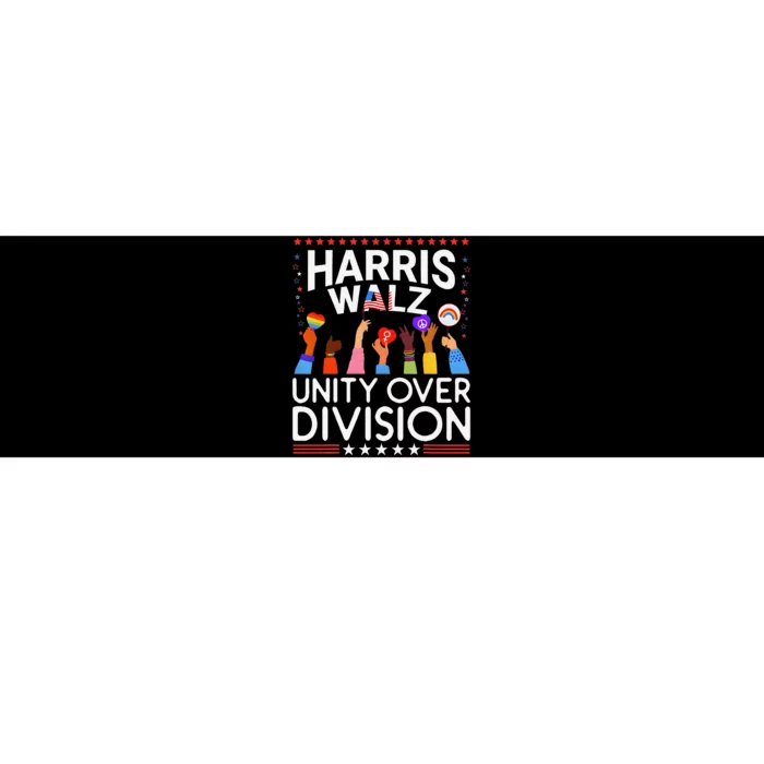 Unity Over Division Harris Walz 2024 Bumper Sticker