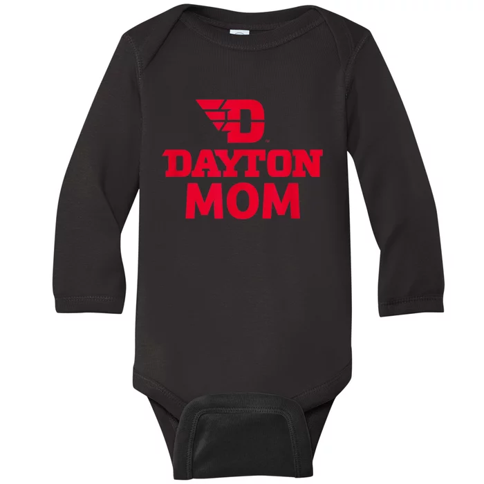 University Of Dayton Flyers Mom Baby Long Sleeve Bodysuit