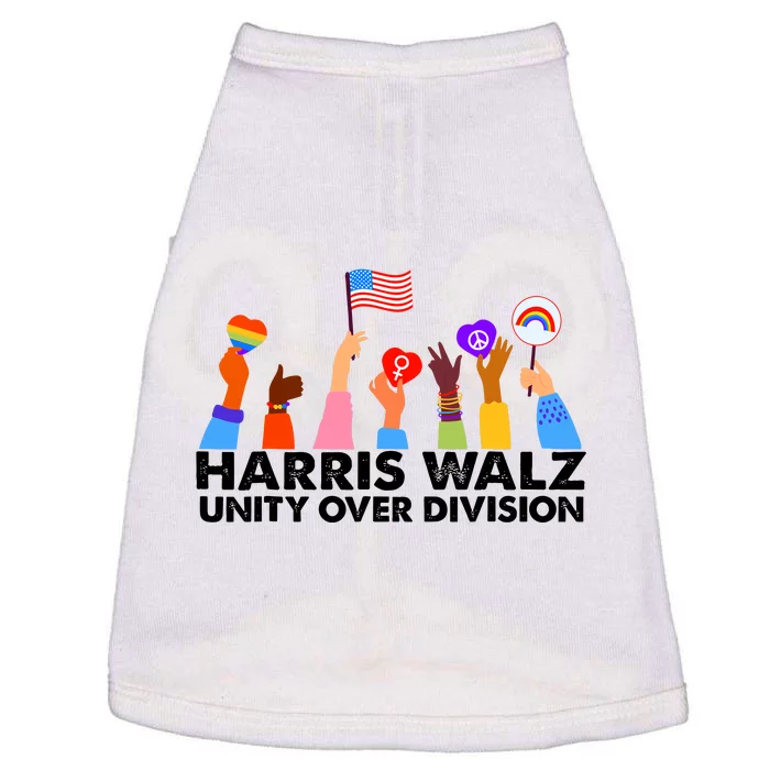 Unity Over Division Harris Walz 2024 Doggie Tank