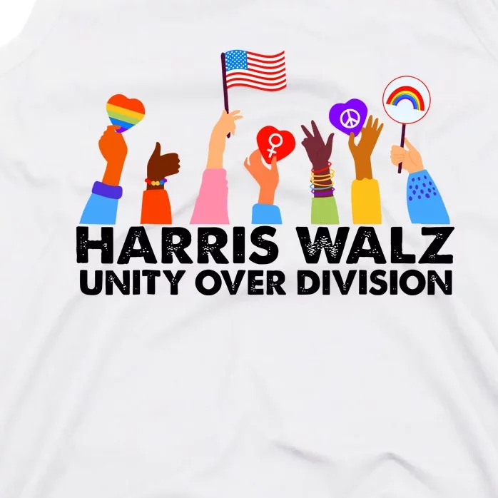 Unity Over Division Harris Walz 2024 Tank Top