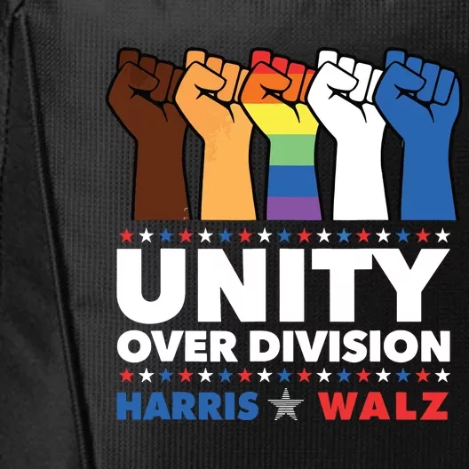 Unity Over Division Harris Walz 2024 City Backpack