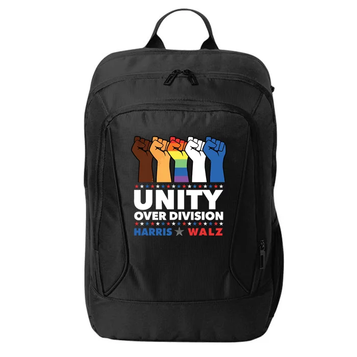 Unity Over Division Harris Walz 2024 City Backpack