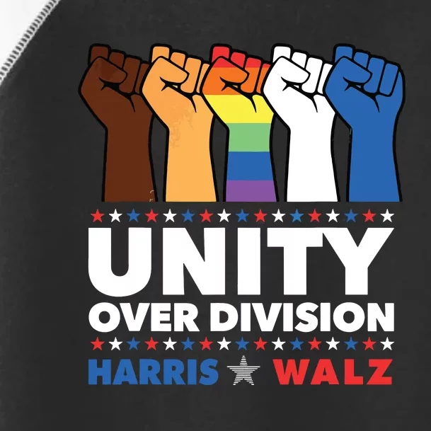 Unity Over Division Harris Walz 2024 Toddler Fine Jersey T-Shirt