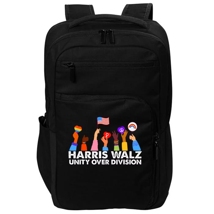 Unity Over Division Harris Walz 2024 Impact Tech Backpack