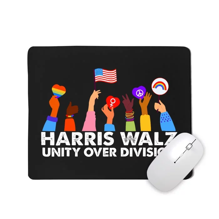 Unity Over Division Harris Walz 2024 Mousepad