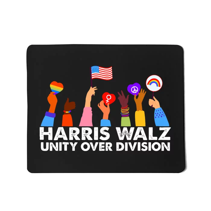 Unity Over Division Harris Walz 2024 Mousepad