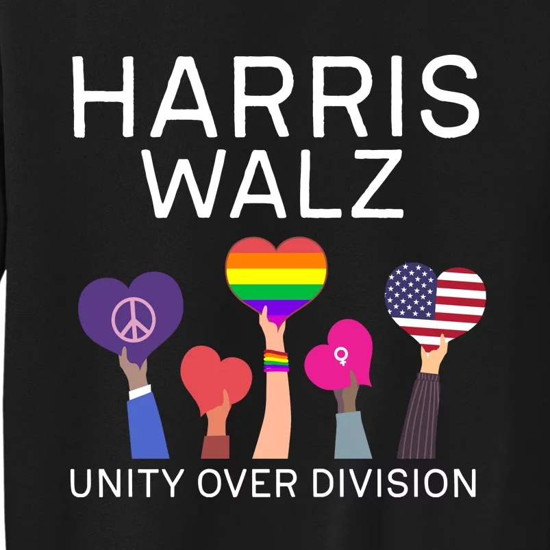 Unity Over Division Harris Walz 2024 Sweatshirt