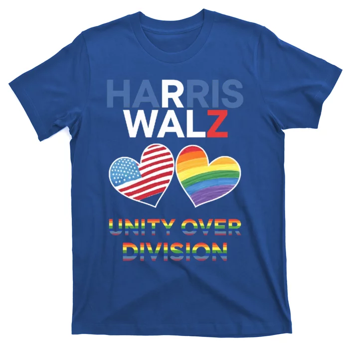 Unity Over Division: Elect Harriswalz Gift T-Shirt