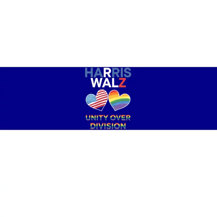 Unity Over Division: Elect Harriswalz Gift Bumper Sticker